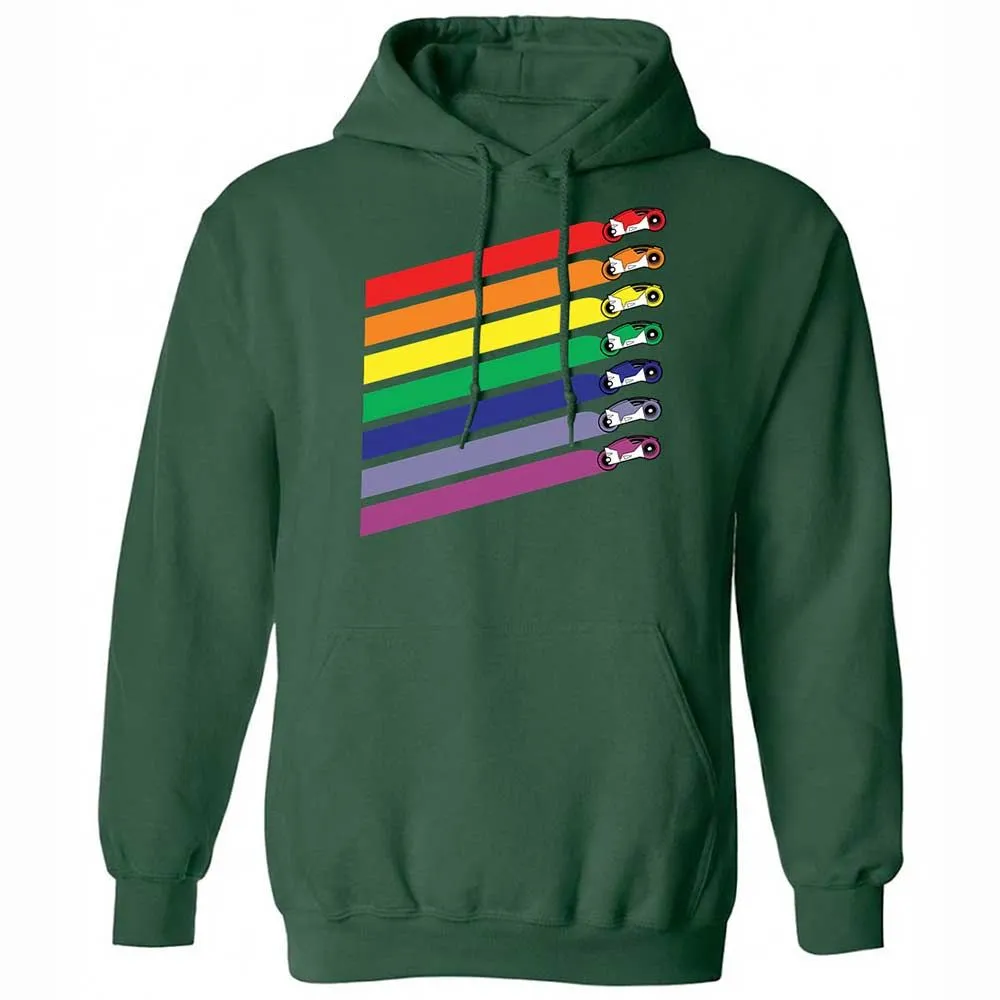 Race The Rainbow - Forest Green - 3