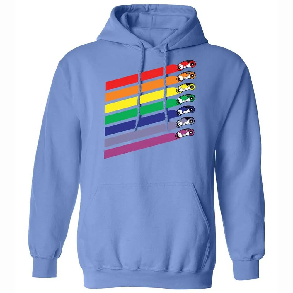 Race The Rainbow - Carolina Blue - 16