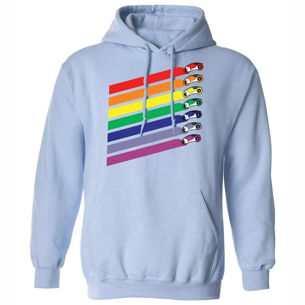 Race The Rainbow - Light Blue - 17
