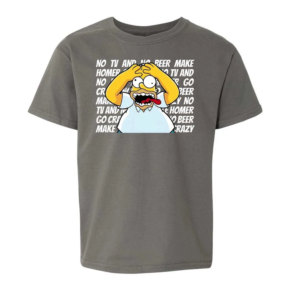 No TV and No Beer Make Homer Go Crazy - Charcoal - 11