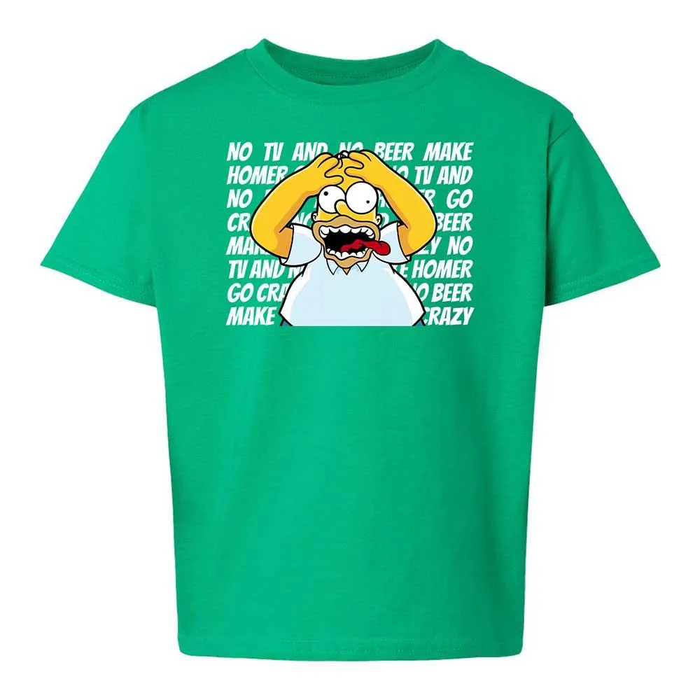 No TV and No Beer Make Homer Go Crazy - Irish Green - 16