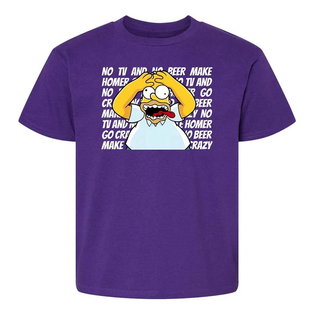 No TV and No Beer Make Homer Go Crazy - Purple - 17