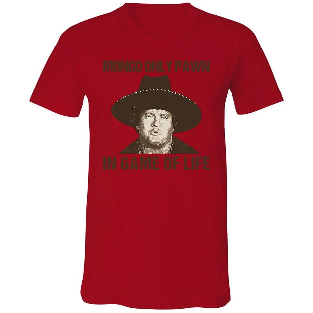 Unisex V-Neck T-Shirt - 4VXKVZV9 - Red - 5