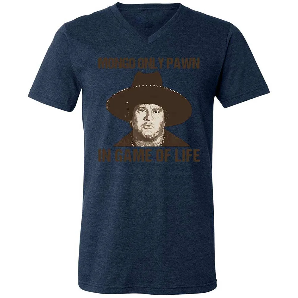 Unisex V-Neck T-Shirt - 4VXKVZV9 - Heather Navy - 13