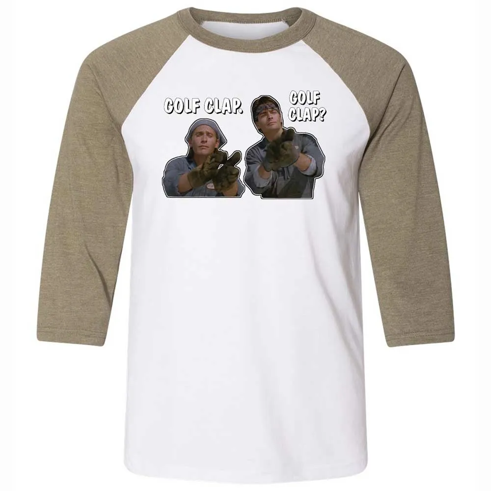 Unisex 3/4 Baseball Tee - 299WJHZN - White/Heather Olive - 4