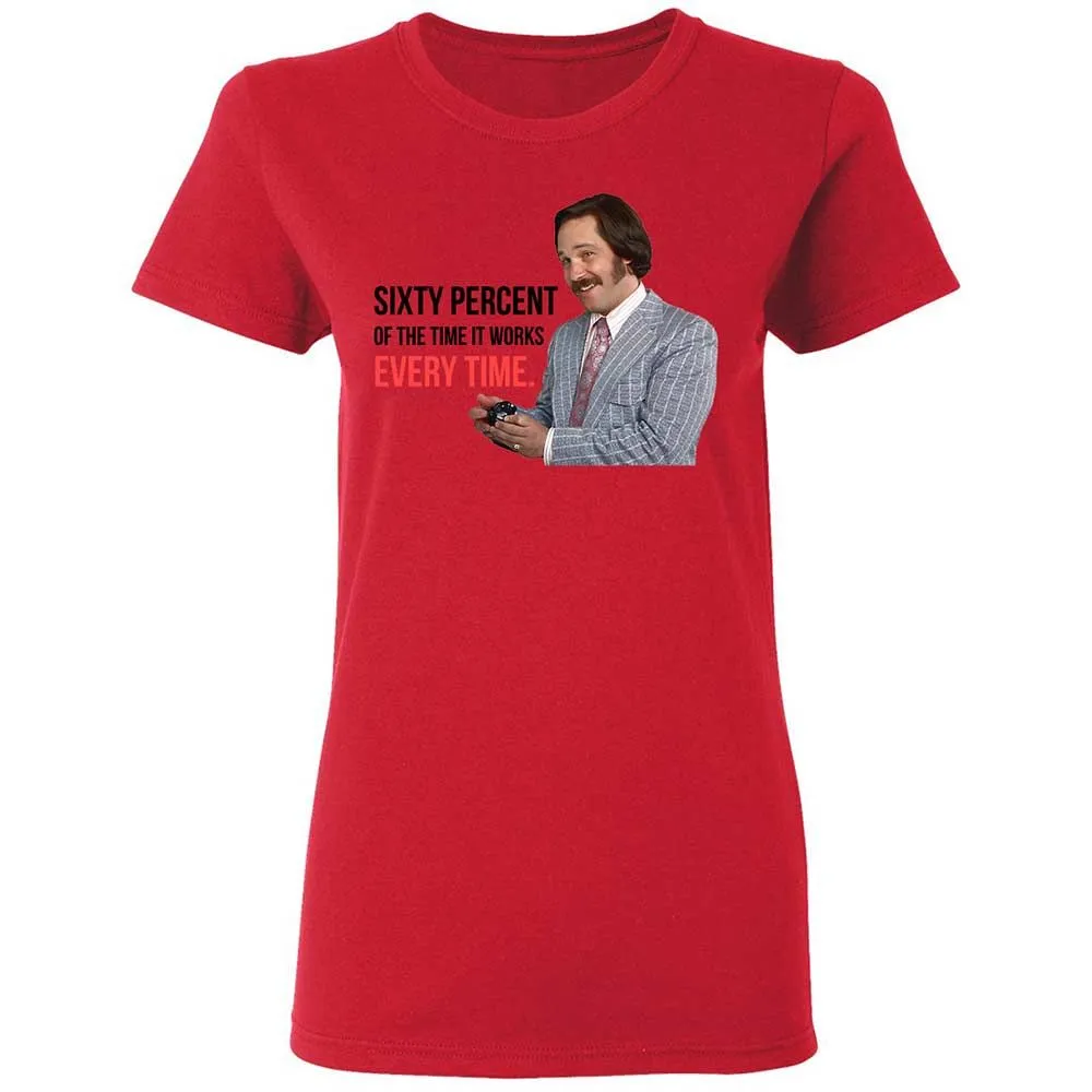 Women's T-Shirt - WJU5VHX5 - Red - 9