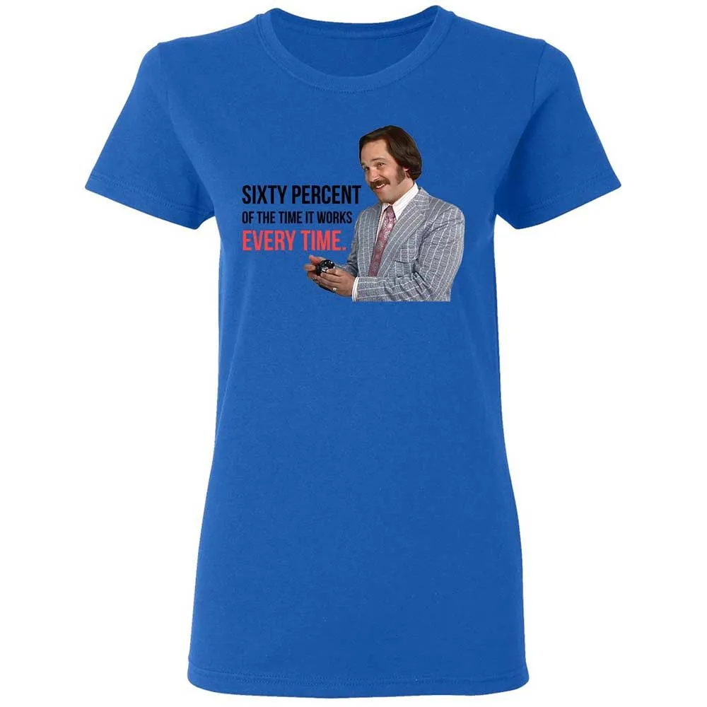 Women's T-Shirt - WJU5VHX5 - Royal - 10