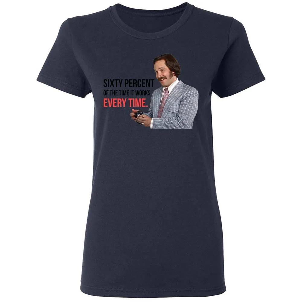 Women's T-Shirt - WJU5VHX5 - Navy - 14