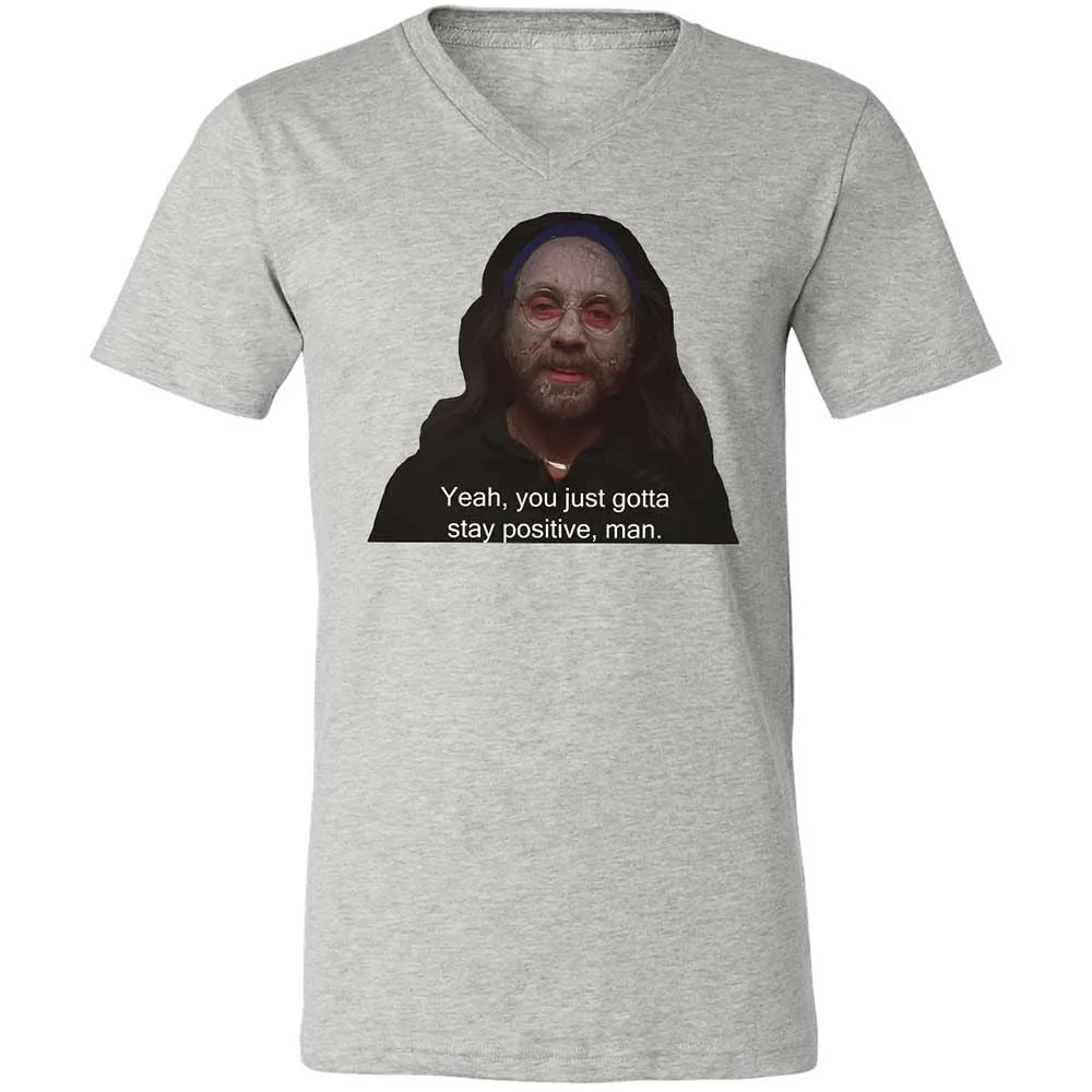 Unisex V-Neck T-Shirt - 9JN31XSN - Athletic Heather - 2