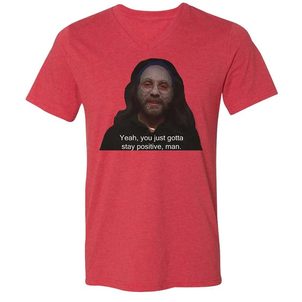 Unisex V-Neck T-Shirt - 9JN31XSN - Heather Red - 6