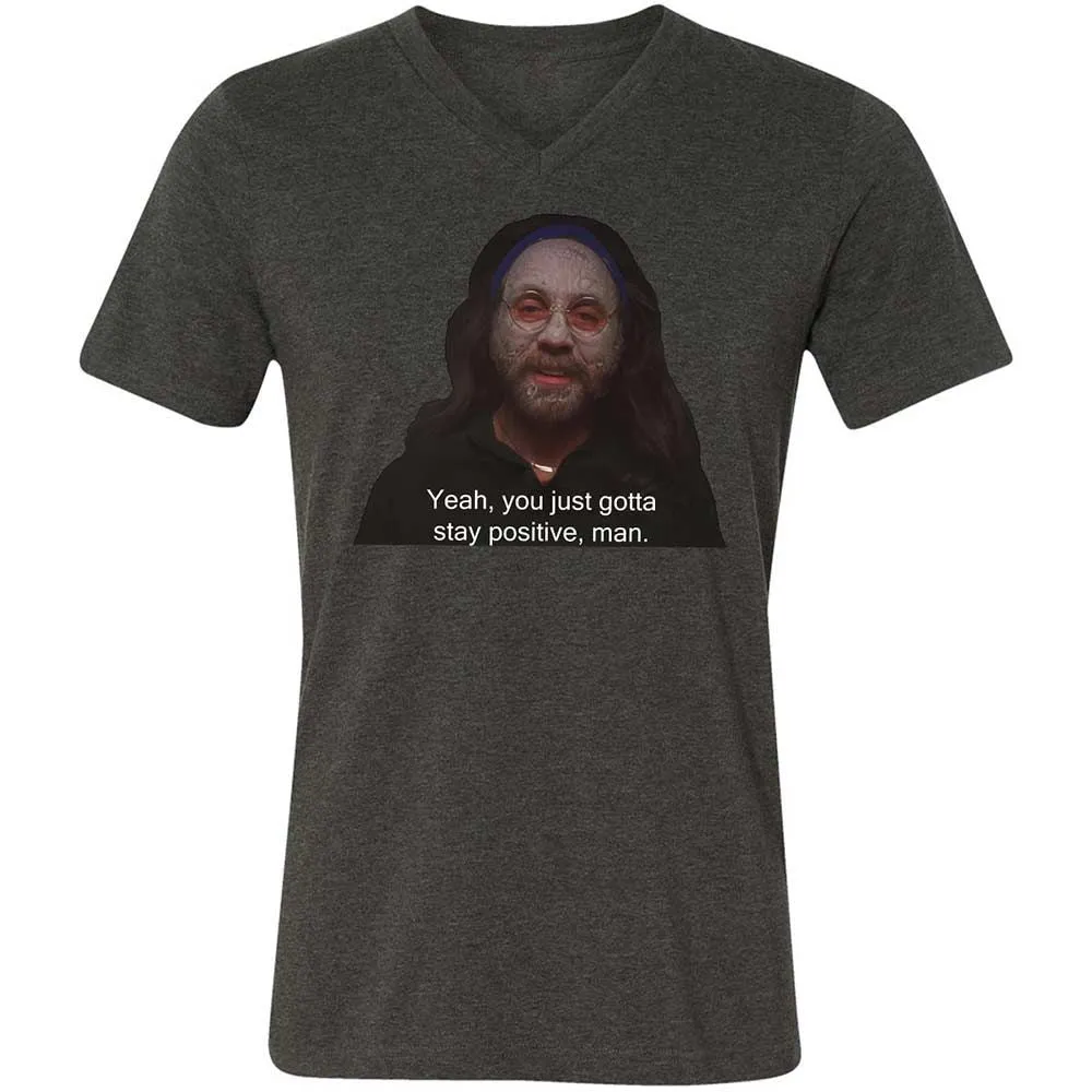 Unisex V-Neck T-Shirt - 9JN31XSN - Dark Grey Heather - 8