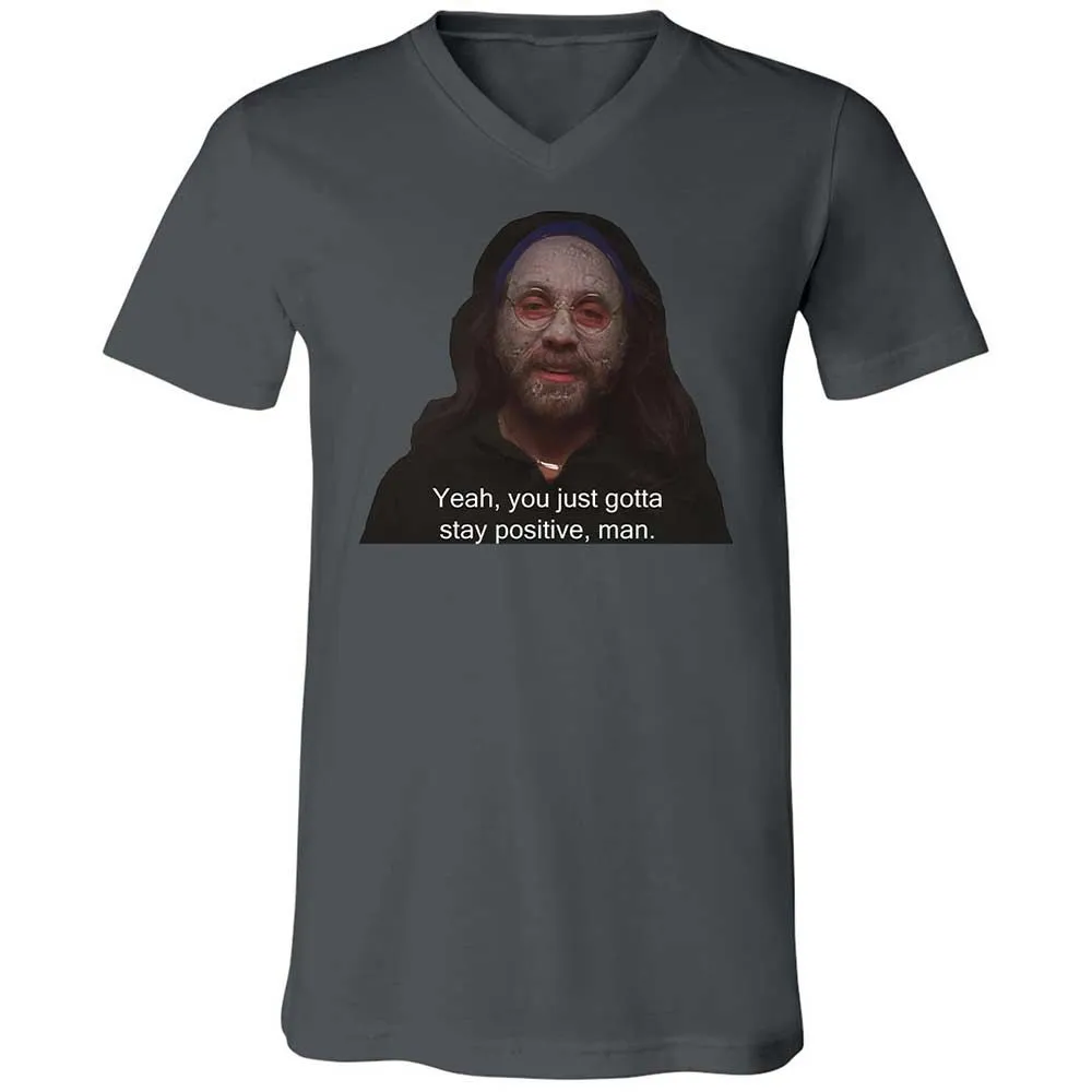Unisex V-Neck T-Shirt - 9JN31XSN - Asphalt - 16