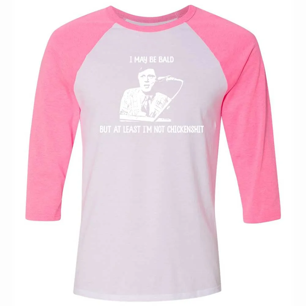 Unisex 3/4 Baseball Tee - S728VUK4 - White/Neon Pink - 12