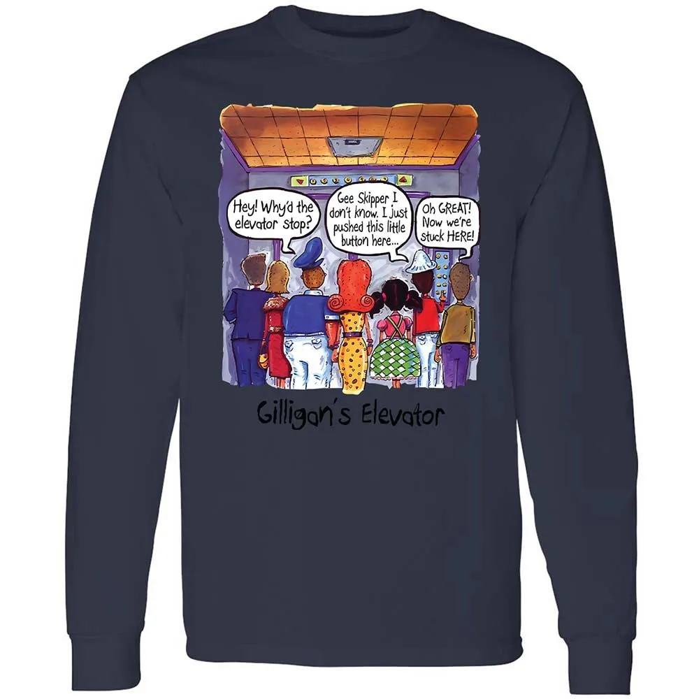 Long Sleeve T-Shirt - XKXZQP6R - Navy - 13