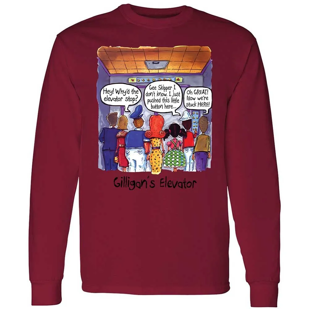 Long Sleeve T-Shirt - XKXZQP6R - Cardinal Red - 17