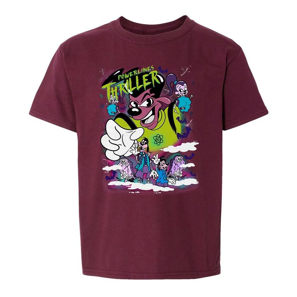 Vintage Pop Cartoon Horror Mashup - Maroon - 14