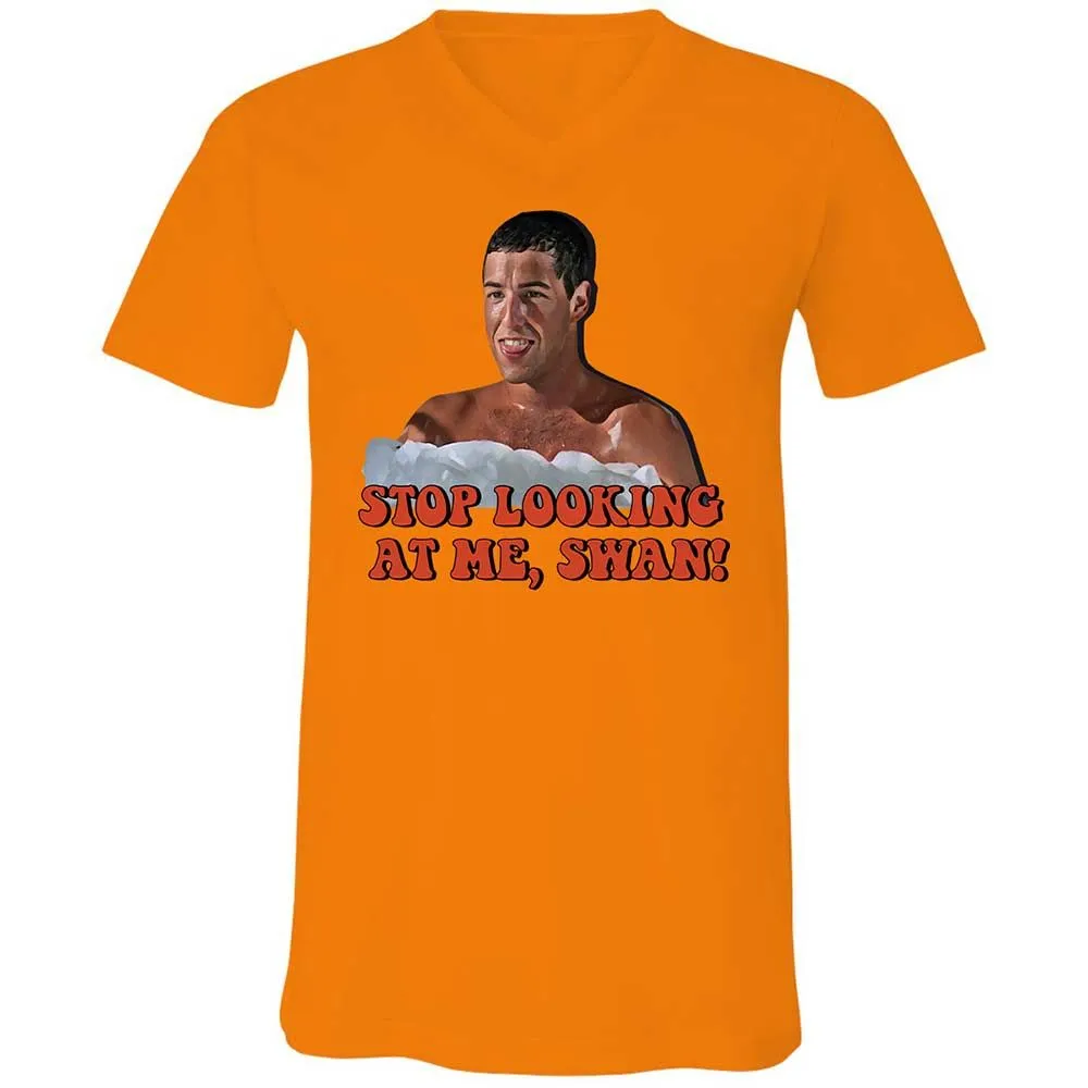 Unisex V-Neck T-Shirt - HS8KDUMF - Orange - 7