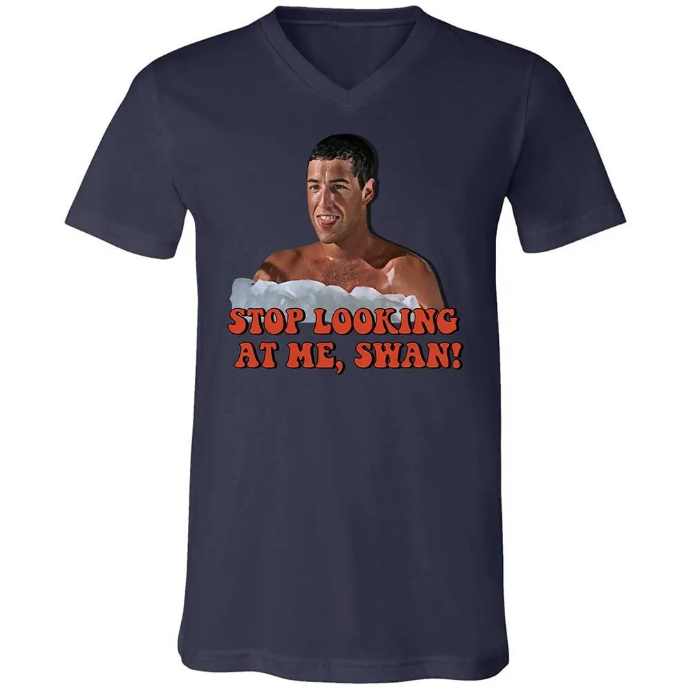 Unisex V-Neck T-Shirt - HS8KDUMF - Navy - 12