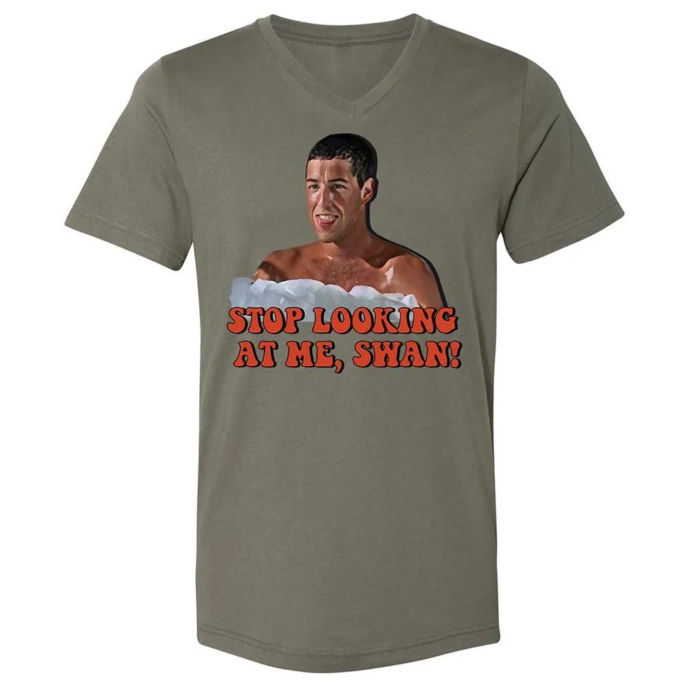 Unisex V-Neck T-Shirt - HS8KDUMF - Military Green - 15