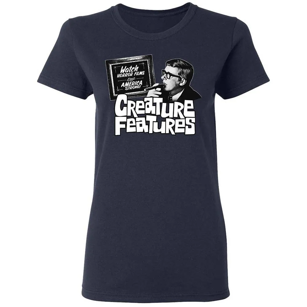 Bob Wilkins Creature Features - Navy - 2