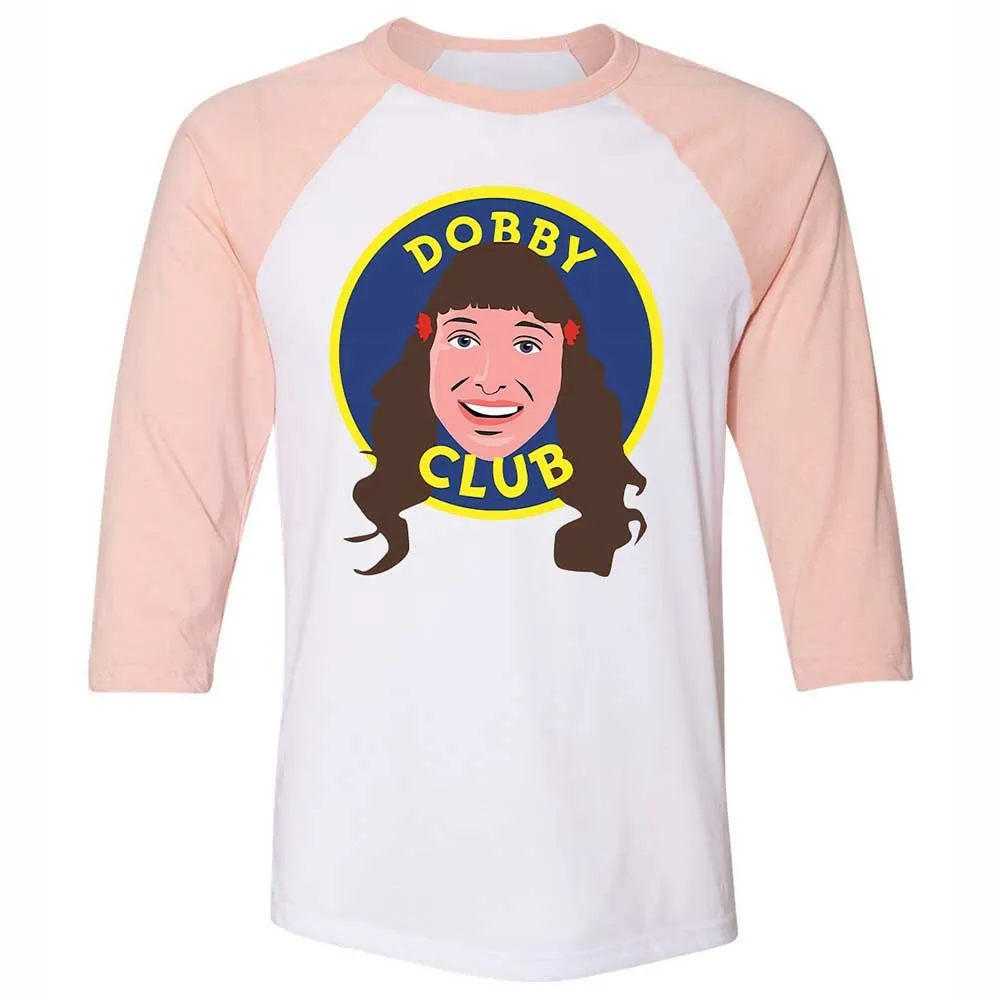 Unisex 3/4 Baseball Tee - D7WKA29V - White/Heather Peach - 5
