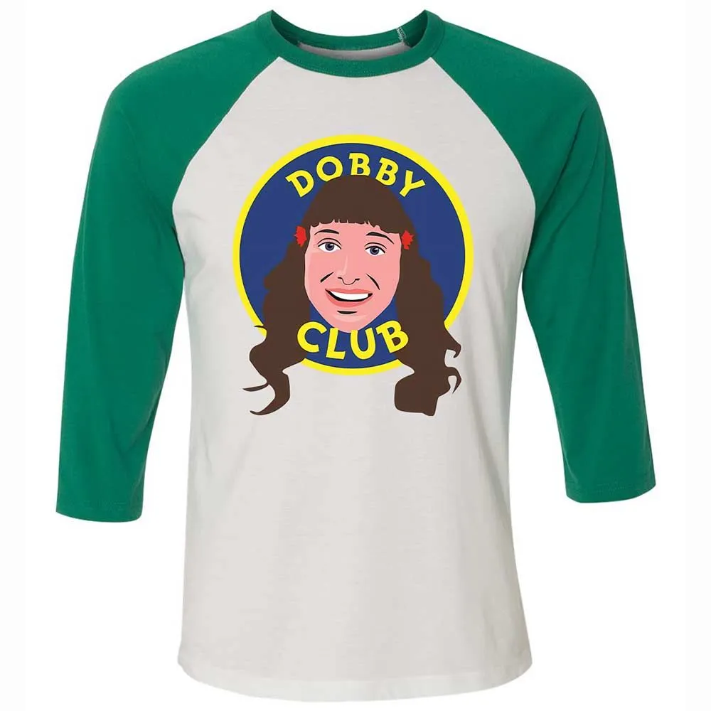 Unisex 3/4 Baseball Tee - D7WKA29V - White/Kelly - 6