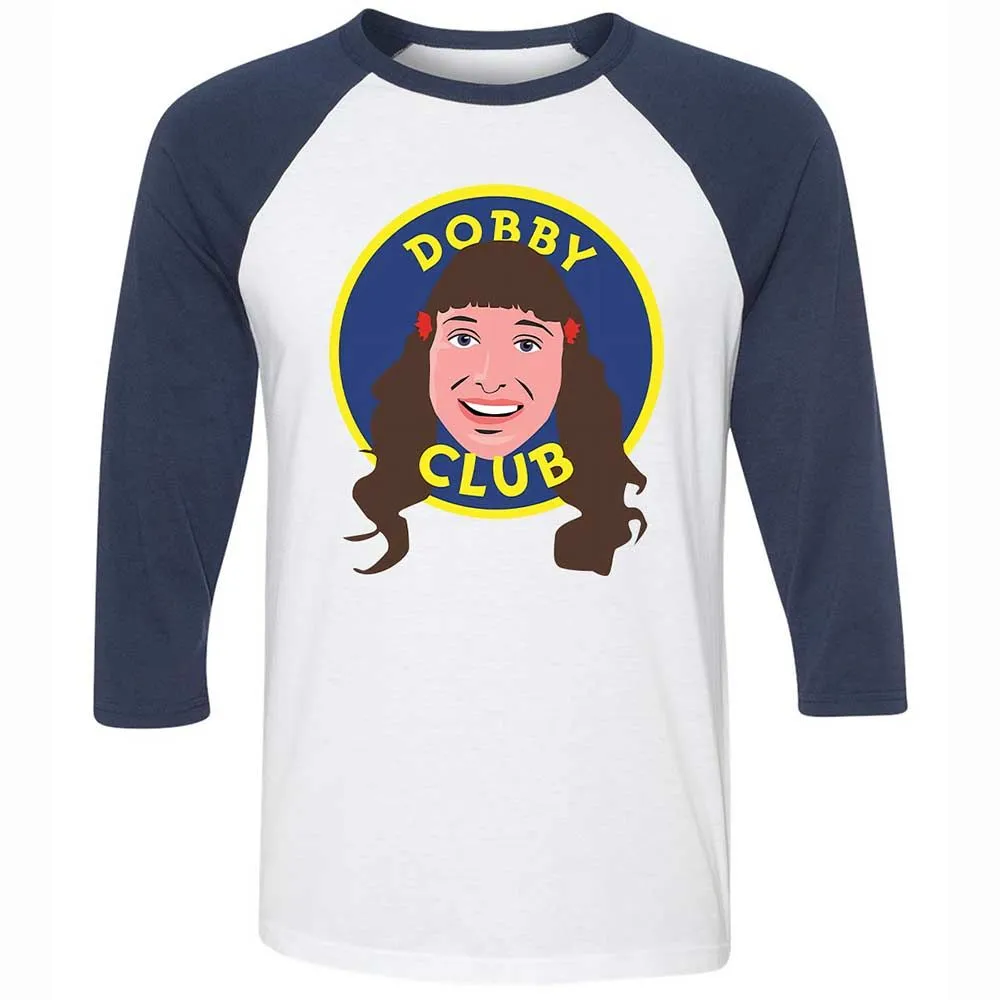 Unisex 3/4 Baseball Tee - D7WKA29V - White/Navy - 8