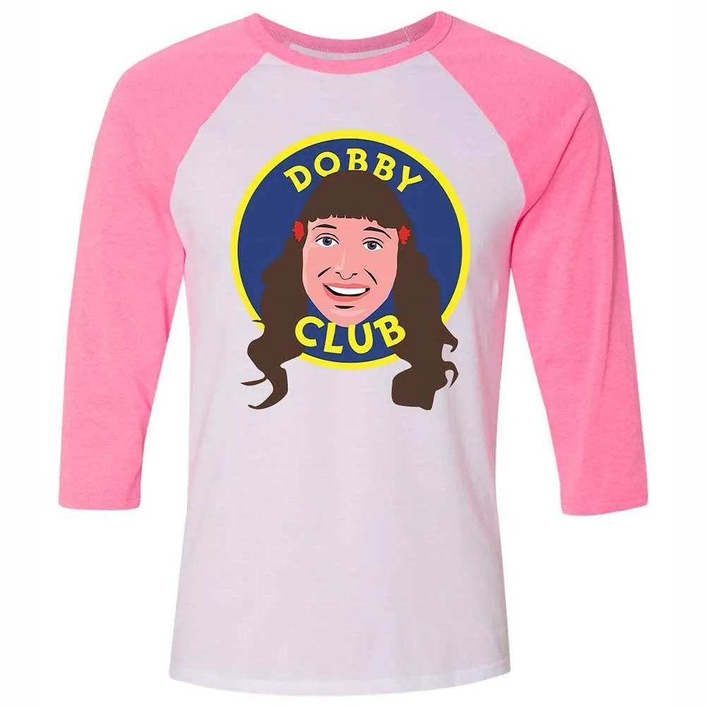 Unisex 3/4 Baseball Tee - D7WKA29V - White/Neon Pink - 12