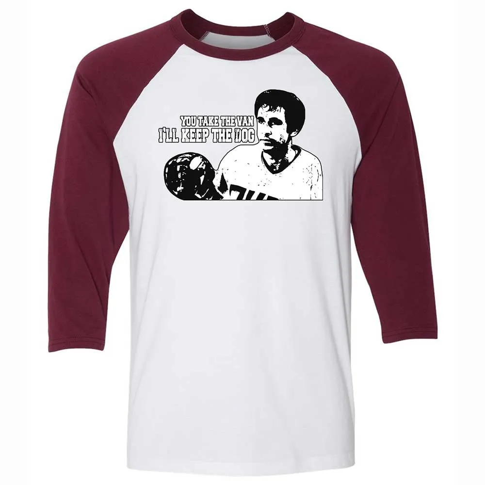 Unisex 3/4 Baseball Tee - 74QPGK42 - White/Maroon - 7