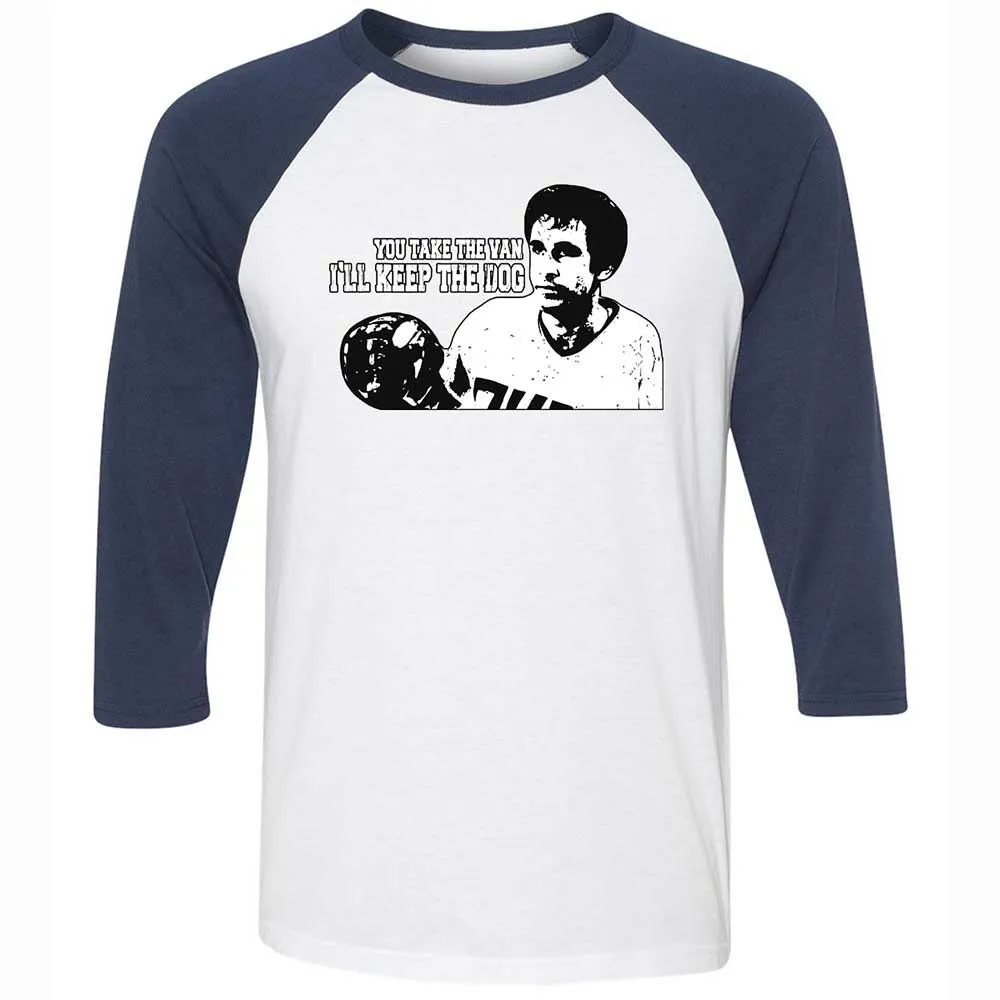 Unisex 3/4 Baseball Tee - 74QPGK42 - White/Navy - 8