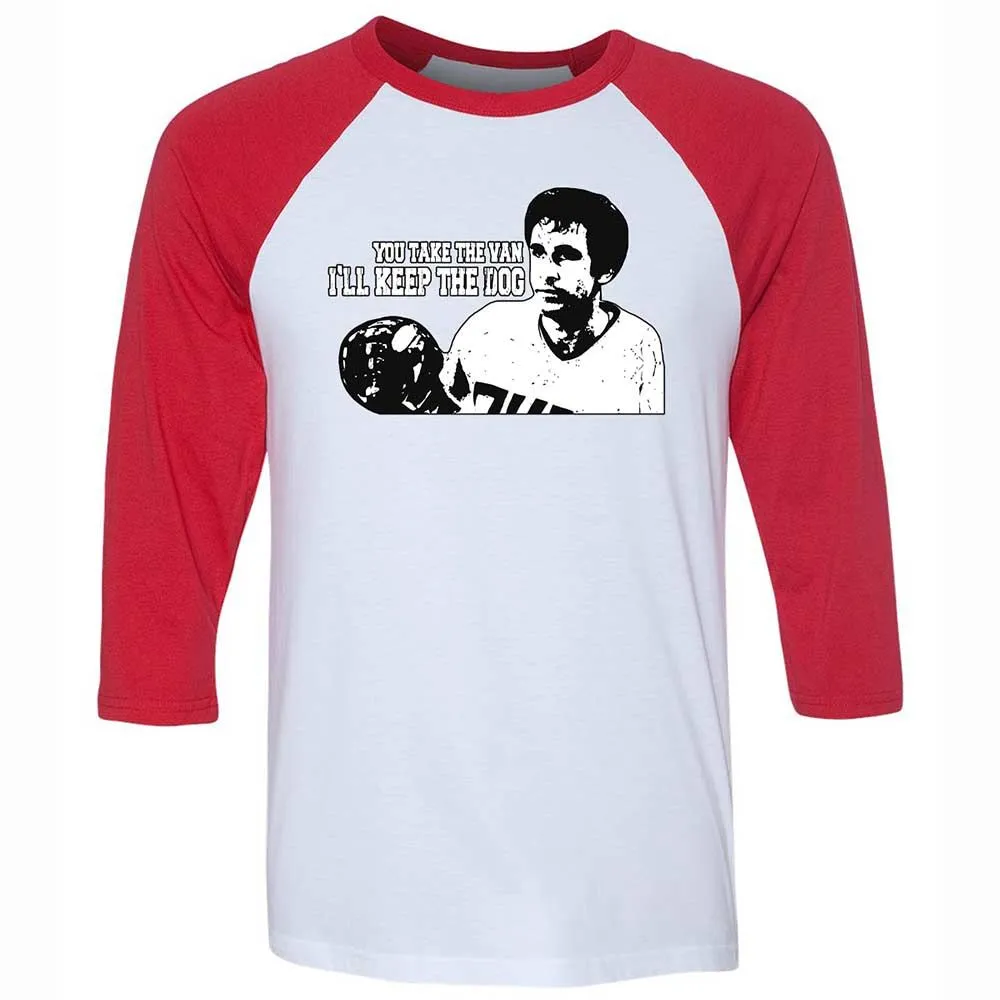 Unisex 3/4 Baseball Tee - 74QPGK42 - White/Red - 9