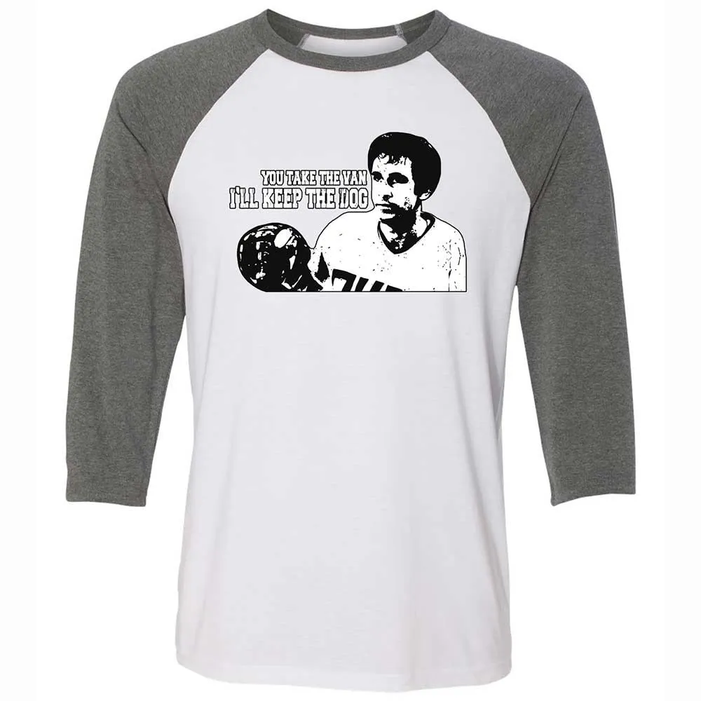 Unisex 3/4 Baseball Tee - 74QPGK42 - White/Deep Heather - 11