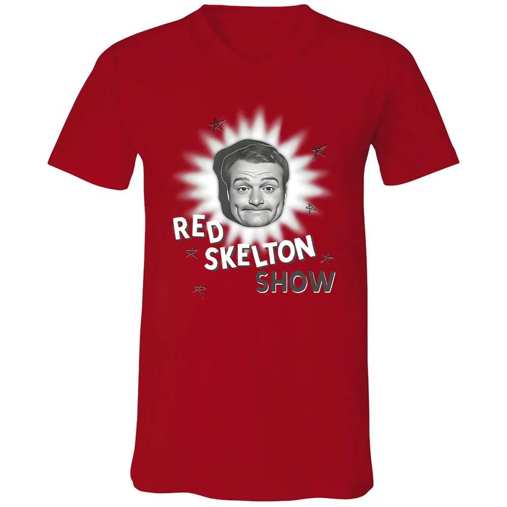 Unisex V-Neck T-Shirt - 564FDXTV - Red - 6