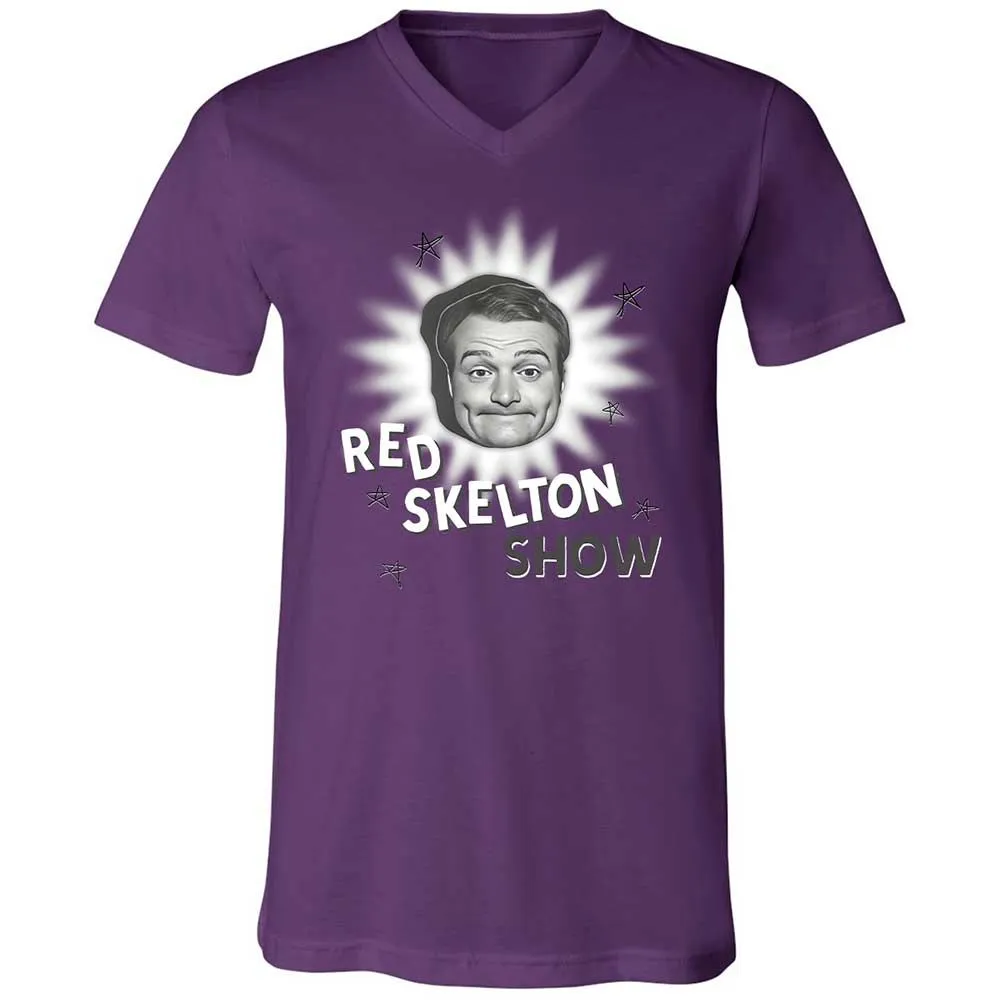 Unisex V-Neck T-Shirt - 564FDXTV - Team Purple - 10
