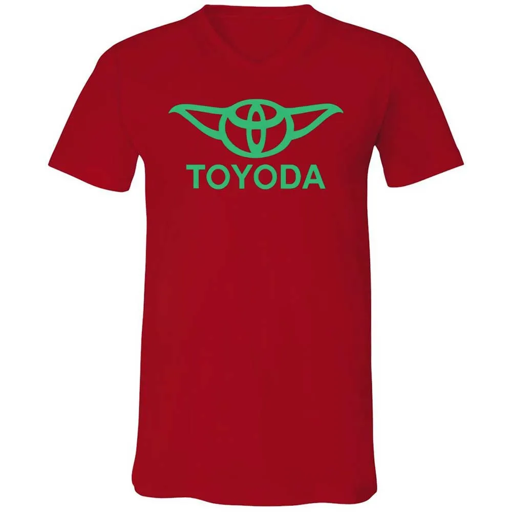 Unisex V-Neck T-Shirt - 5FQ7Y115 - Red - 5