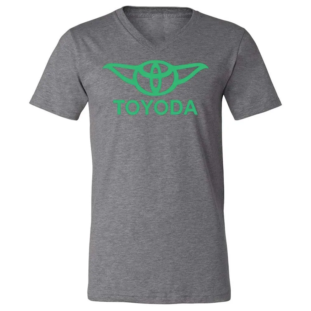 Unisex V-Neck T-Shirt - 5FQ7Y115 - Deep Heather - 9