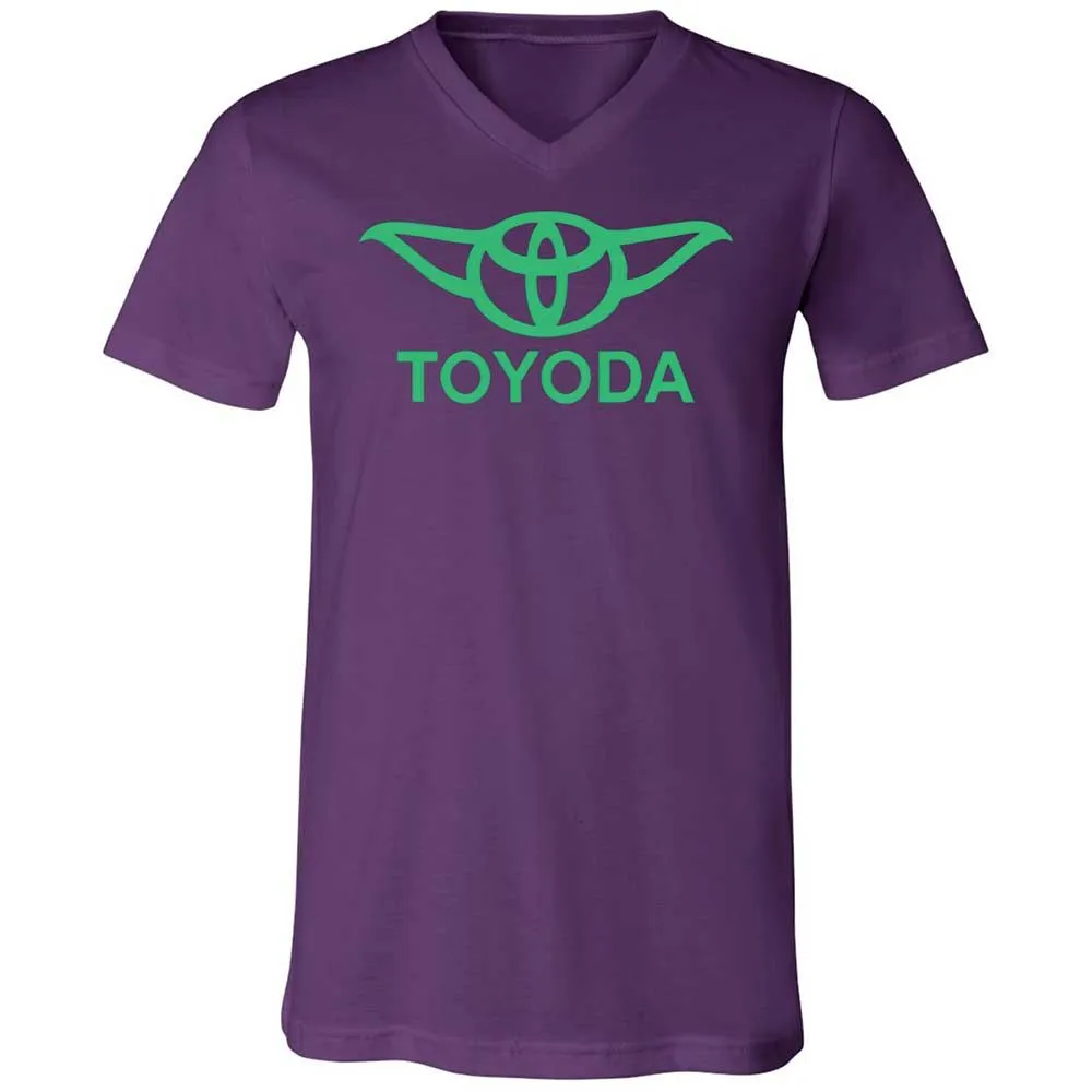 Unisex V-Neck T-Shirt - 5FQ7Y115 - Team Purple - 10