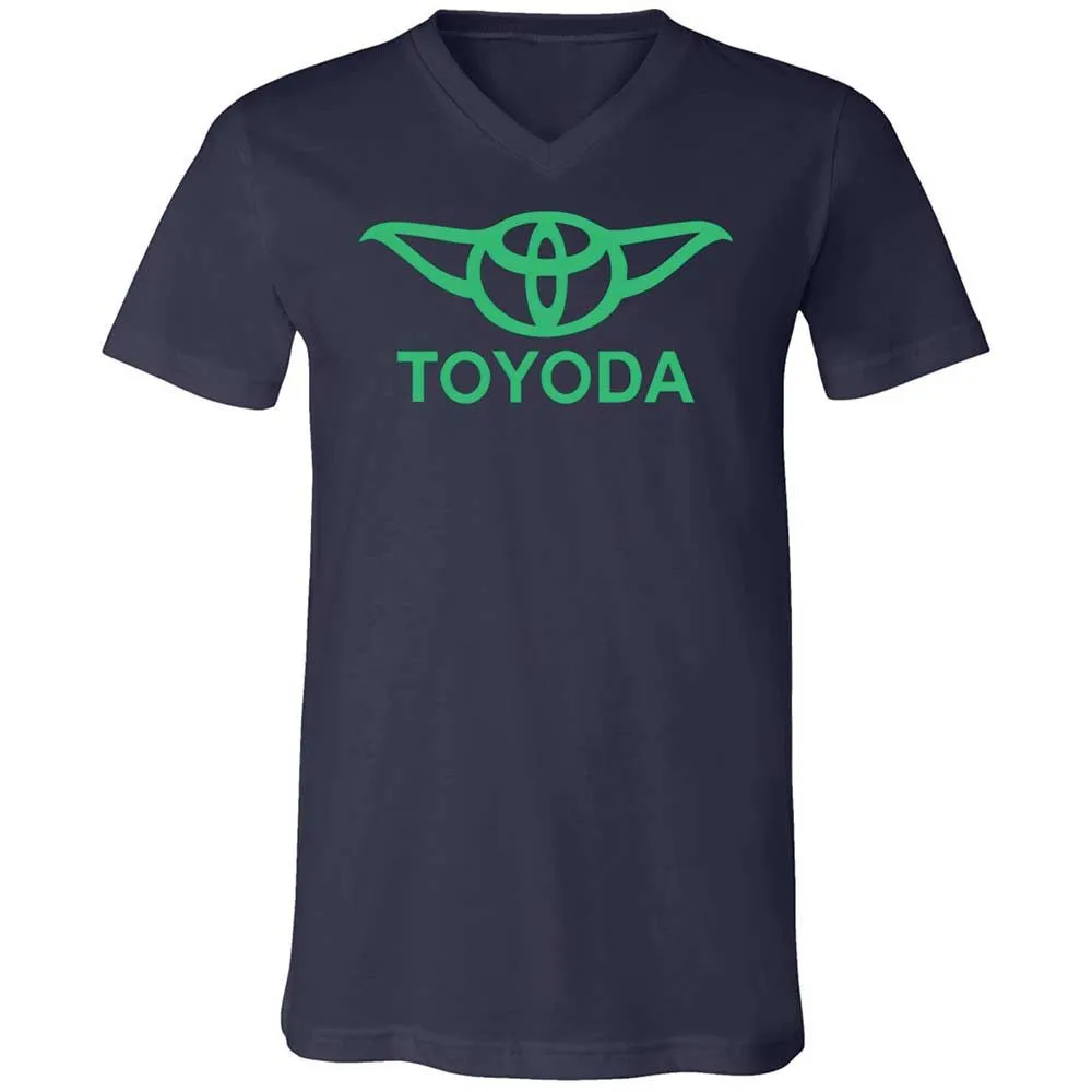 Unisex V-Neck T-Shirt - 5FQ7Y115 - Navy - 12