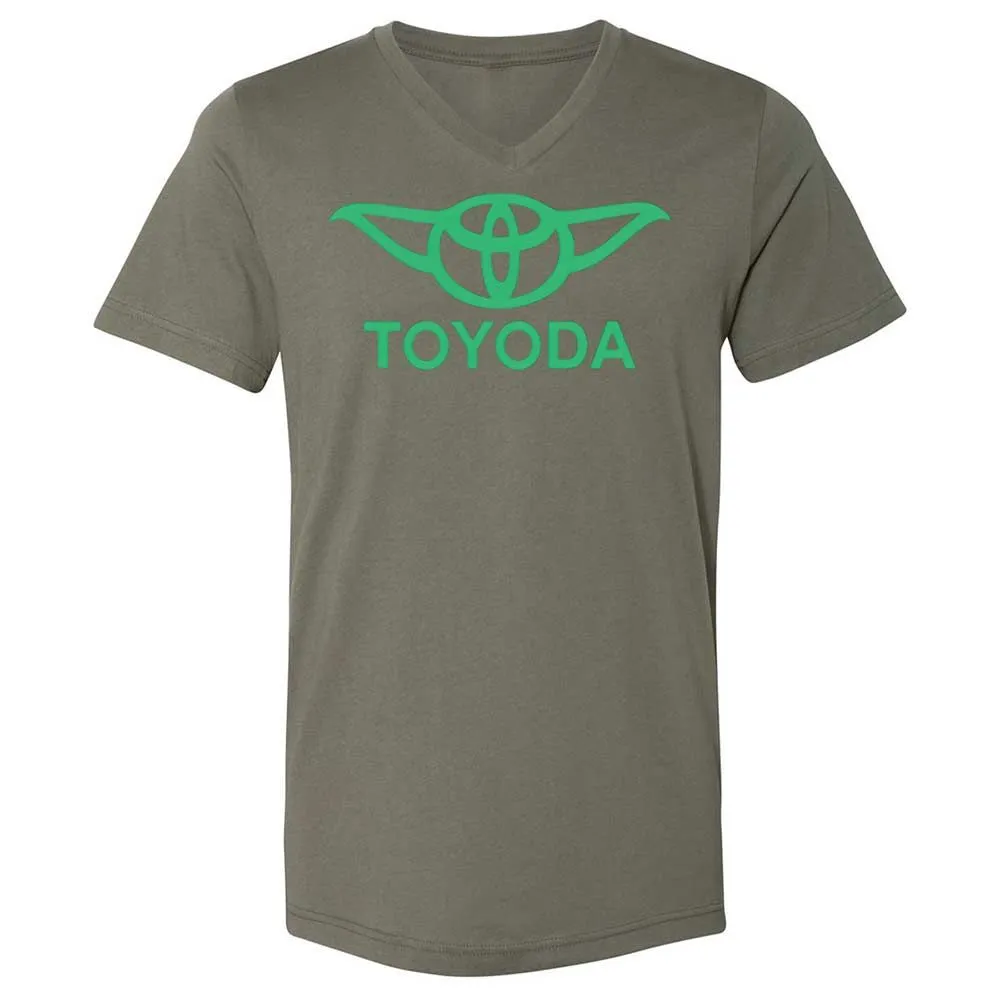 Unisex V-Neck T-Shirt - 5FQ7Y115 - Military Green - 15