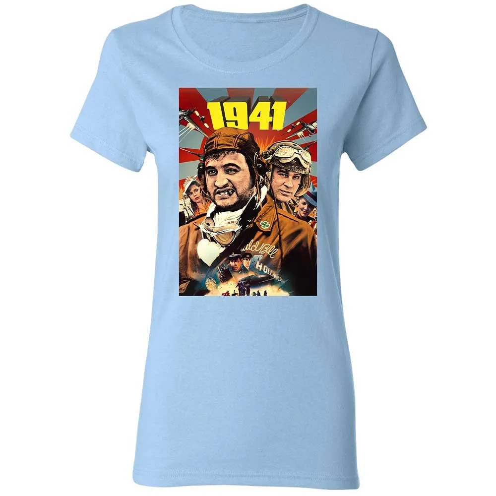Women's T-Shirt - EC6STRQE - Light Blue - 13