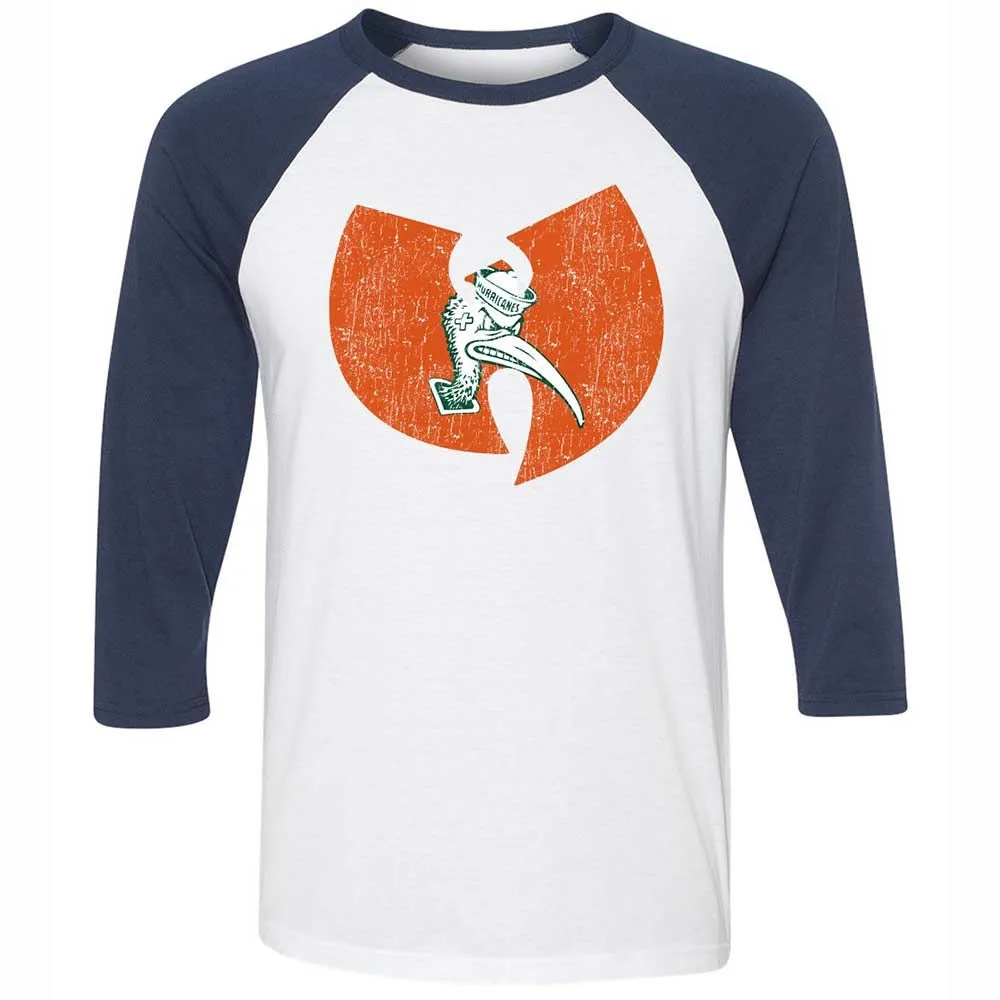 Unisex 3/4 Baseball Tee - JUW74Q1Z - White/Navy - 8