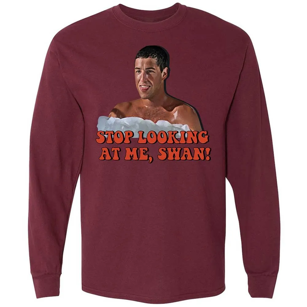 Long Sleeve T-Shirt - BC91P9TJ - Maroon - 16