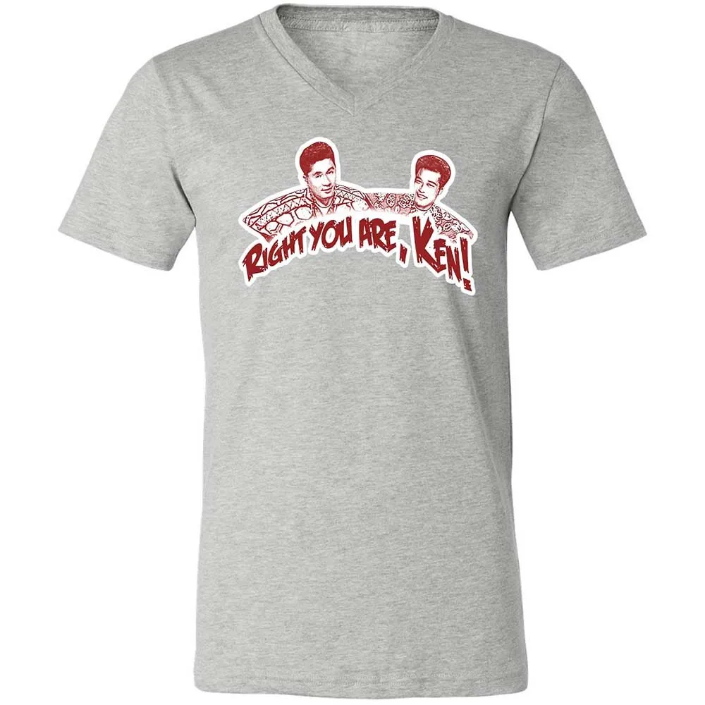 Unisex V-Neck T-Shirt - 9U9LDCLQ - Athletic Heather - 15