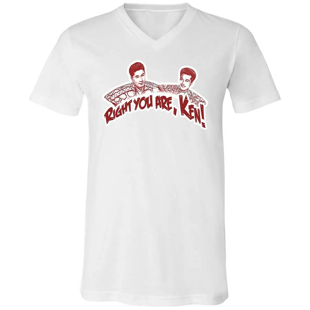 Unisex V-Neck T-Shirt - 9U9LDCLQ - White - 16