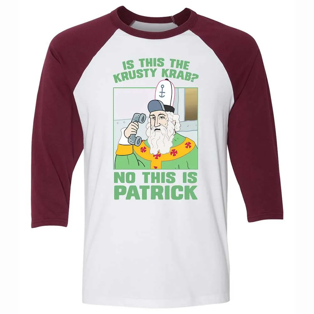 Unisex 3/4 Baseball Tee - MVMKQ184 - White/Maroon - 7