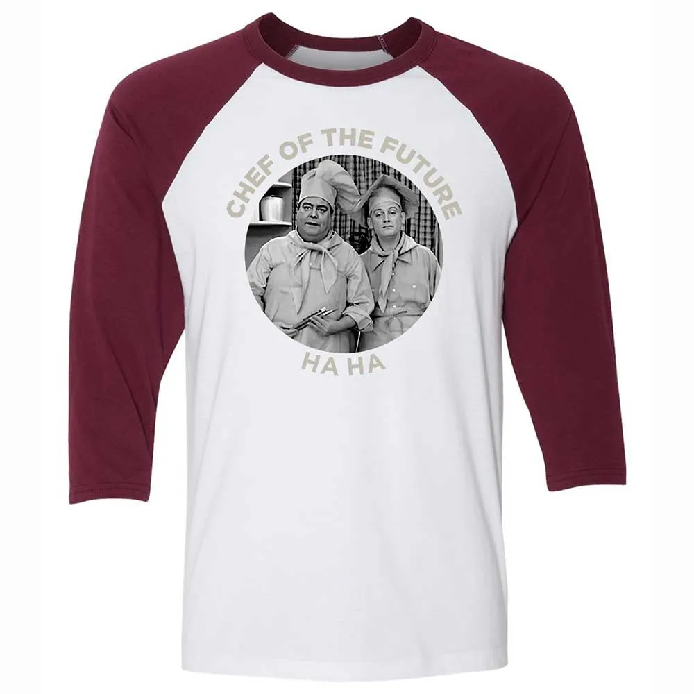Unisex 3/4 Baseball Tee - 8RYLLW4U - White/Maroon - 7