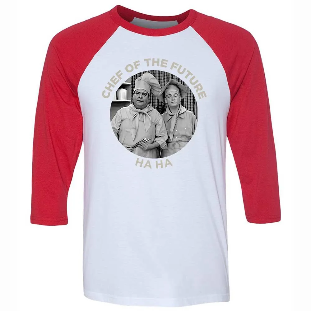 Unisex 3/4 Baseball Tee - 8RYLLW4U - White/Red - 9
