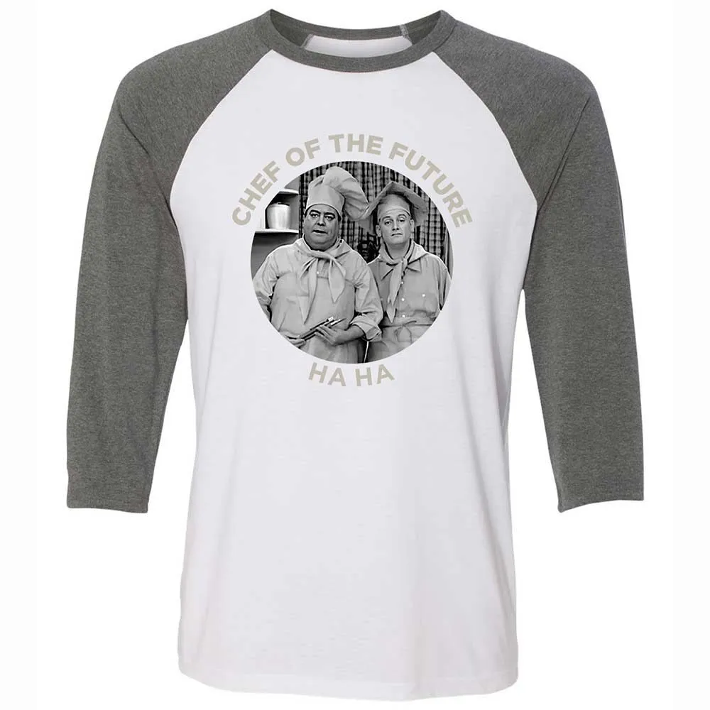 Unisex 3/4 Baseball Tee - 8RYLLW4U - White/Deep Heather - 11