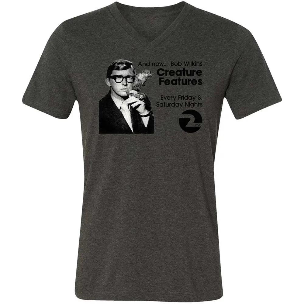 Bob Wilkins Creature Features - Dark Grey Heather - 8