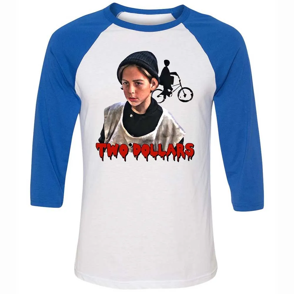 Unisex 3/4 Baseball Tee - 444N1V5R - White/True Royal - 10